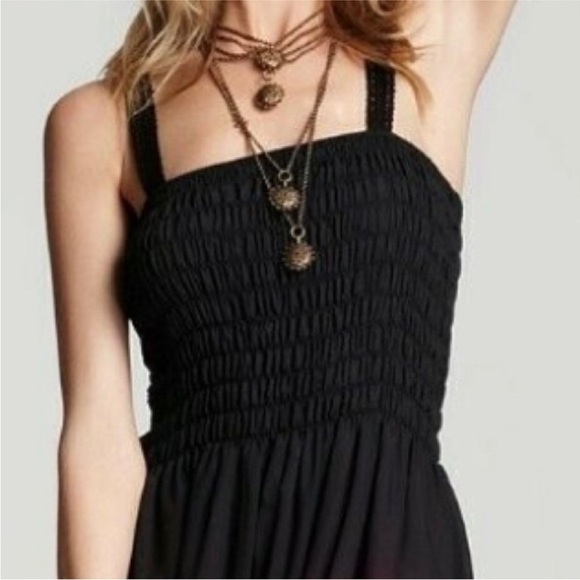 Free People Megs Smocked Boho Ombré Maxi Dress - Picture 2 of 10